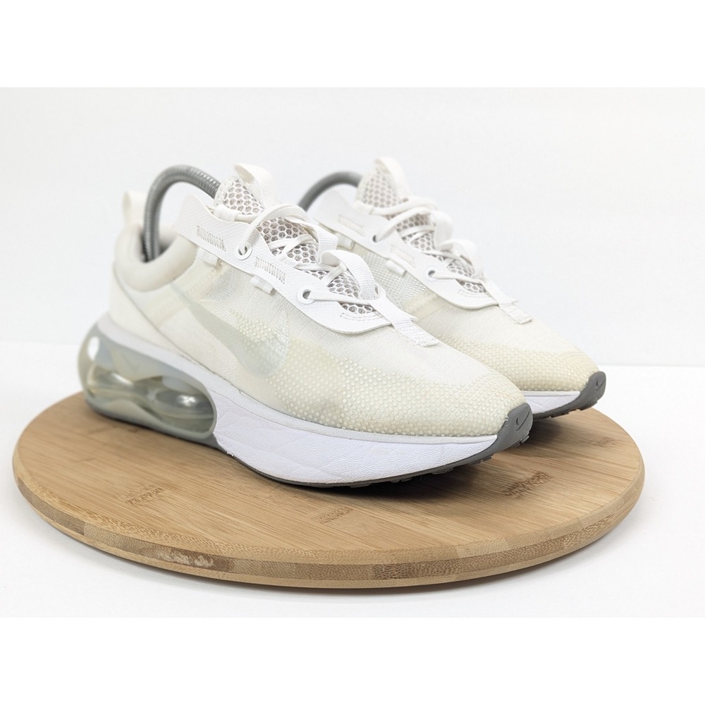 Nike Air Max Mens 6.5 2021 Summit White Ghost Grey DA3199-104 Womens 8 Sneaker